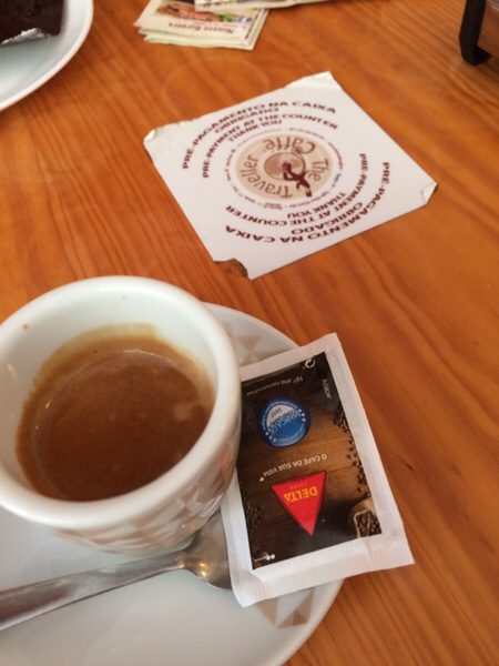ポルトThe Traveller Cafféのエスプレッソ