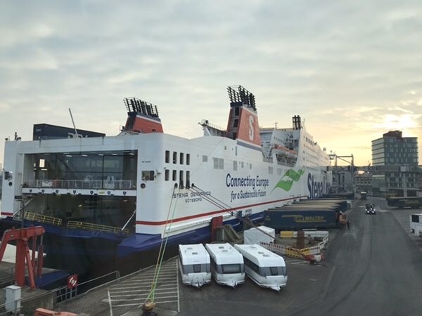 Kiel(ドイツ)からGöteborg(スウェーデン)までフェリーの旅　StenaLine搭乗記フェリー外観