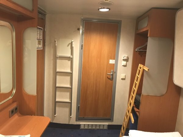 Kiel(ドイツ)からGöteborg(スウェーデン)までフェリーの旅　StenaLine搭乗記客室