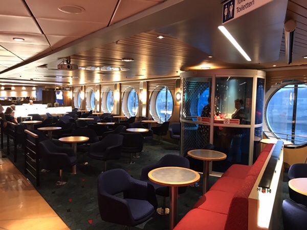 Kiel(ドイツ)からGöteborg(スウェーデン)までフェリーの旅　StenaLine搭乗記レストラン２
