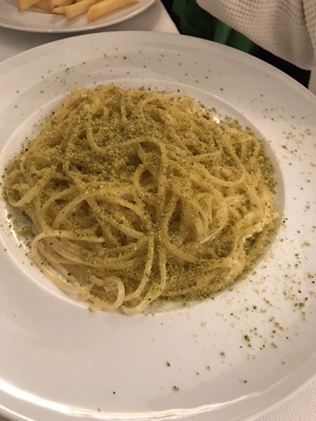 ristorante malvasia taormina lemon pistachio pasta