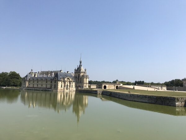 Chantilly castle and whipped cream
