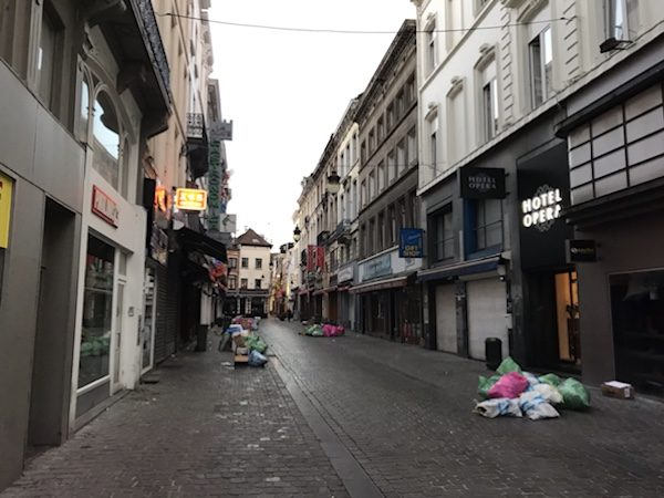 morning run in Brussel