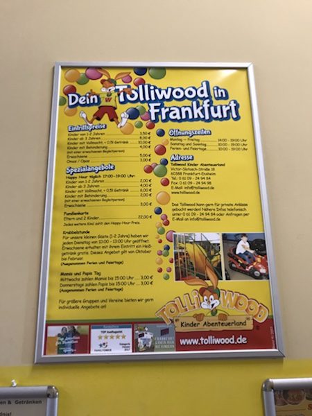 Tolliwood Kinder Abenteuerland Frankfurt