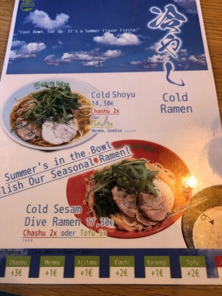 EArth Tokyo Japanese Ramen Restaurant Frankfurt WESTEND